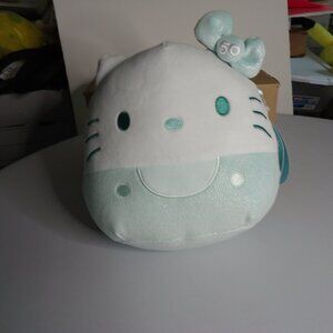 8'' Hello Kitty SQUISHMALLOW 50th Anniversary Green NWT!